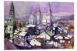 Foam board print Santiago de Compostela