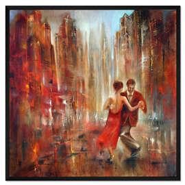 Gerahmter Kunstdruck Tango