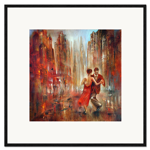 Ingelijste kunstdruk Tango