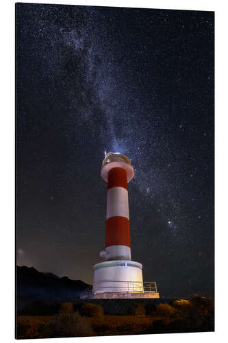 Aluminiumsbilde Lighthouse of the stars