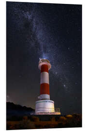 Foam board print Lighthouse of the stars