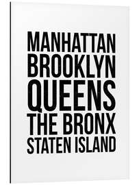 Magnettafel Die fünf Bezirke