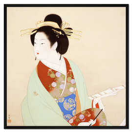 Gerahmter Kunstdruck Komposition eines Gedichtes