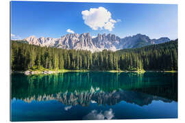 Gallery print Blue sky at Karersee