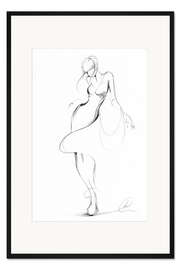 Gerahmter Kunstdruck Figur III