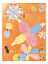 Poster  De tien grootsten, No. 4, Jeugd - Hilma af Klint