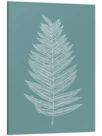 Magnettafel Palmenblatt Botanik