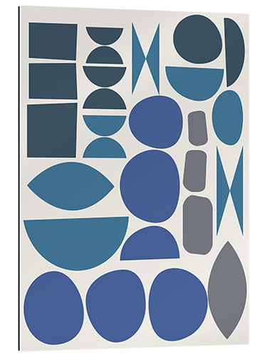 Gallery print Geometry in blue