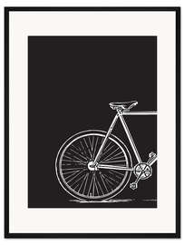 Gerahmter Kunstdruck Herrenrad II
