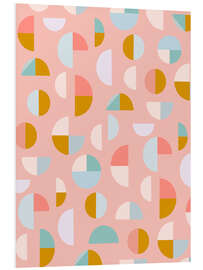 Foam board print Candy Geometry