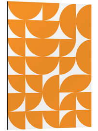 Magnettafel Geometrie Orange