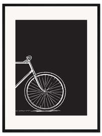 Gerahmter Kunstdruck Herrenrad I