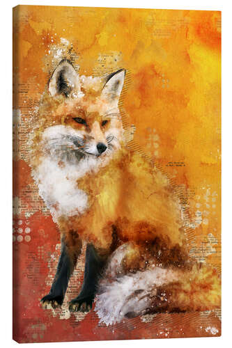 Canvas print Fox