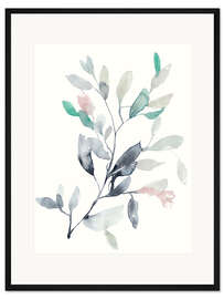 Gerahmter Kunstdruck Zweige des Wassers II