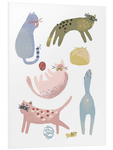 Foam board print Cat Squad III
