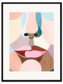 Gerahmter Kunstdruck Feine Merkmale II