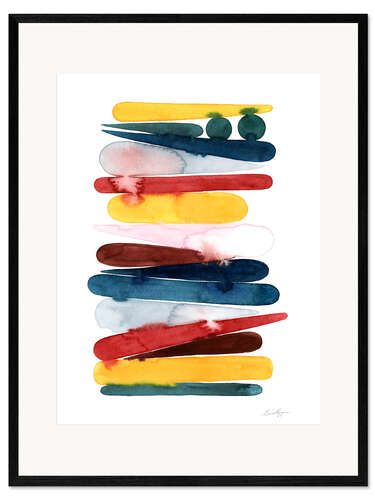 Framed art print Rainbow Layers II