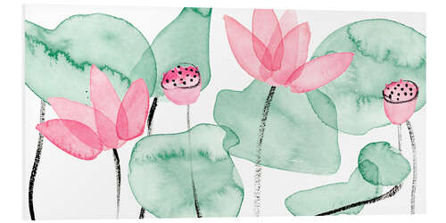 Tableau en PVC Lotus dans la nature