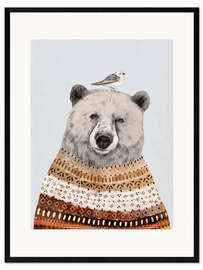 Gerahmter Kunstdruck Dicke Freunde II