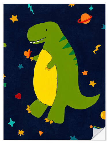 Selvklebende plakat Star Dinos III