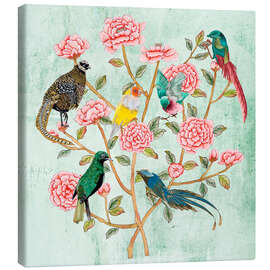 Canvas print Minty Chinoiserie II