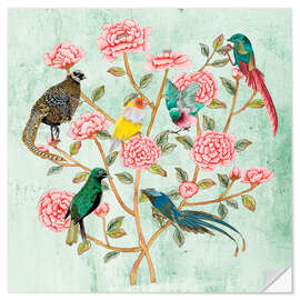 Wall sticker Minty Chinoiserie II