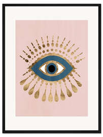 Gerahmter Kunstdruck Sehendes Auge II