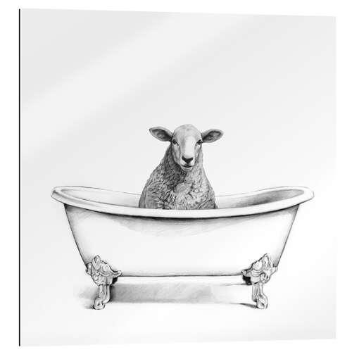 Galleritryck Sheep in the tub