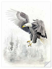 Wall sticker Eagle in winter