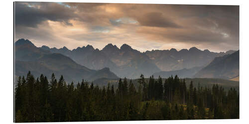 Gallery print Tatra Mountains Panorama, Poland