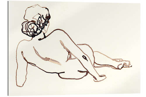 Galleriataulu Female nude lying down