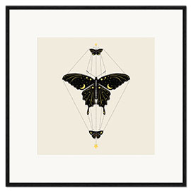 Framed art print Butterfly Universe