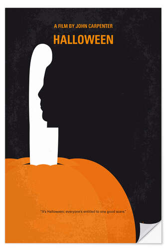 Selvklebende plakat Halloween