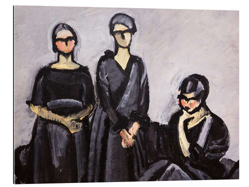 Galleritryck Three ladies in black