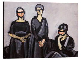 Magnettafel Drei Frauen in Schwarz