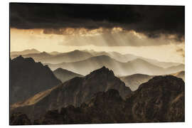 Aluminium print Rysy in the Tatra Mountains