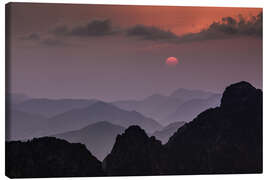 Canvas print Meeraugspitze in the Tatra Mountains