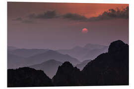 Foam board print Meeraugspitze in the Tatra Mountains