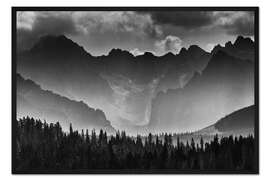 Gerahmter Kunstdruck Hohe Tatra