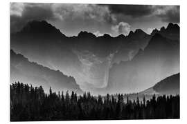 Foam board print High Tatras