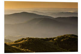 Foam board print Bieszczady