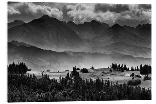 Acrylic print Mountain landscape in the High Tatras