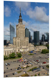 Foam board print Palace of Culture, Warsaw