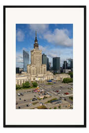 Gerahmter Kunstdruck Kulturpalast, Warschau