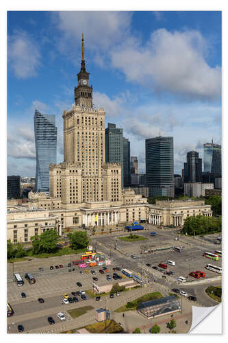 Selvklebende plakat Palace of Culture, Warsaw