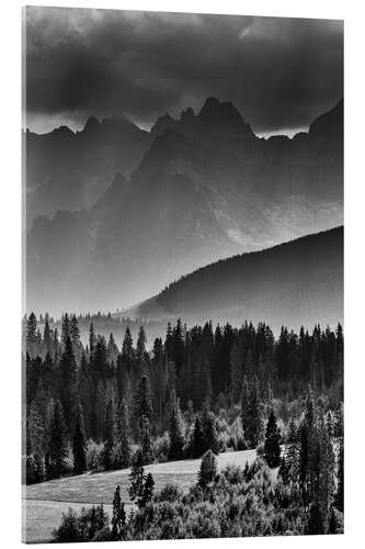 Acrylic print Clouds over the High Tara