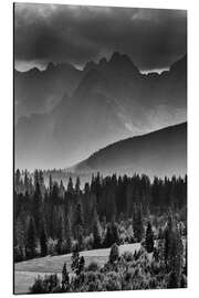 Magnettafel Wolken über der Hohen Tara