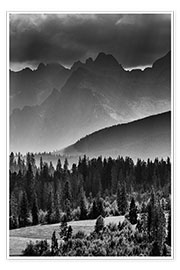 Plakat Chmury nad Tatrami