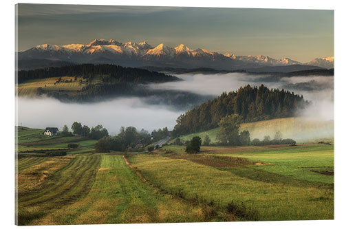 Acrylic print Mountain panorama, Tatra Mountains