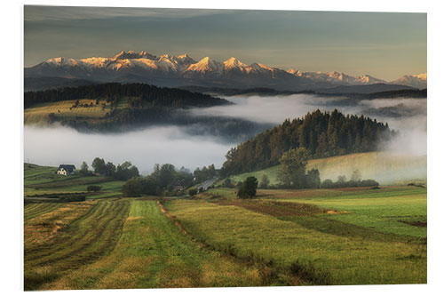 Tableau en PVC Panorama dans les Tatras